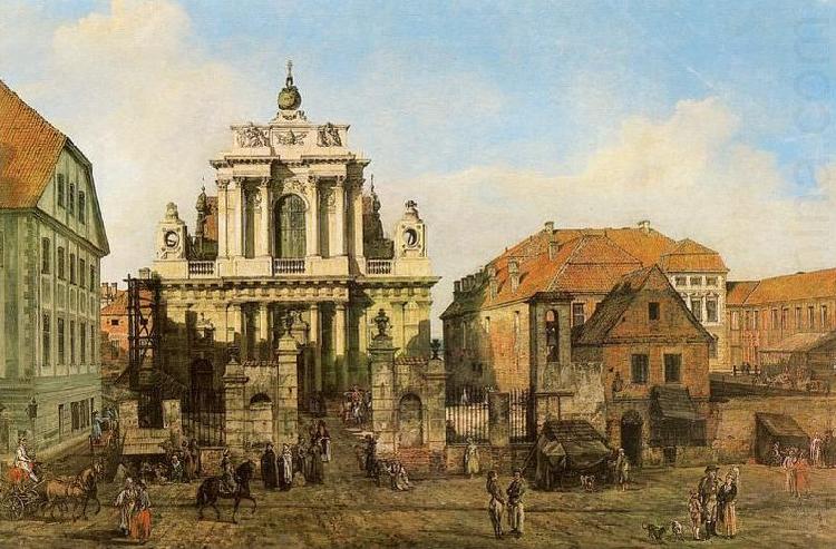 Carmelite Church in Warsaw., Bernardo Bellotto